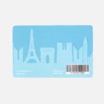 Plexiglas Magnet Paris Eiffel Tower Royal Blue - Image 2